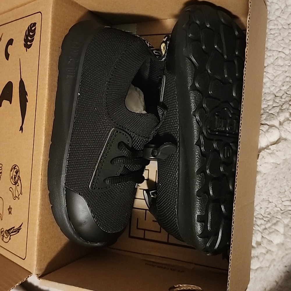 Jan And Jul Kids Black Waterproof Sneakers